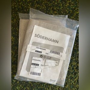 IKEA Soderhamn armrest covers — viarp beige/brown